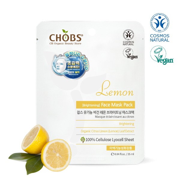 [BDIH]CHOBS()  Ʈ ũ 25ml(̰/̹ɼ)
 CHOBS Lemon Brightening Face Mask Pack 25ml